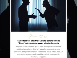 The “Theatrical” Scream and Vocal Strain: Why a Fake Scream Can Cause Real Vocal Injury
