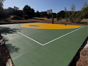 Streetball a Poggio dei Pini: un nuovo campo prende forma