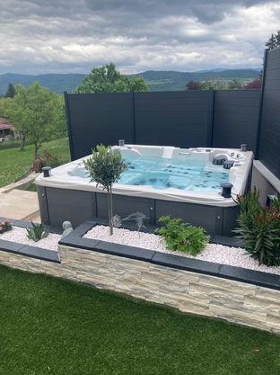 Spas bois extérieur