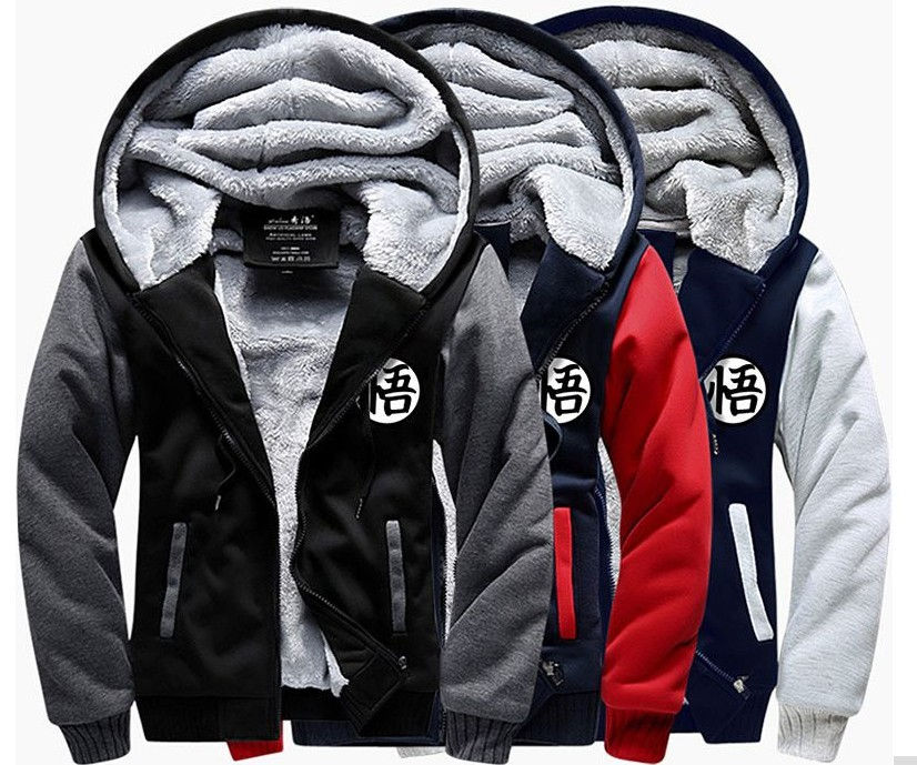 Thumbnail: Autumn Winter Jackets Anime Sweatshirt Men Fashion Streetwear Fleece Hoody Men's