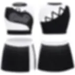 Thumbnail: Kids Girls Cheerleader Costume Sports Meeting Cheerleading Uniform Dance Outfit