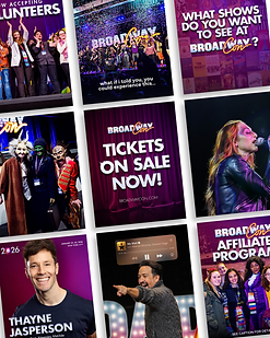 BroadwayCon social media graphics