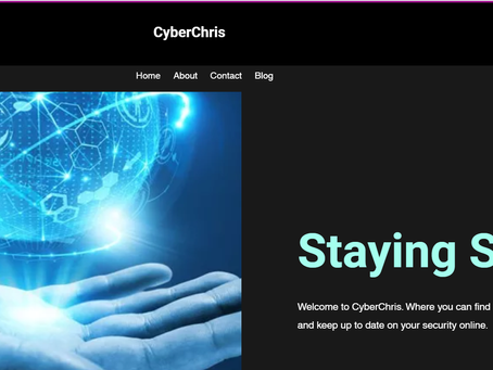 New Cyber Security Website