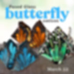 Fused Glass Butterfly Votives