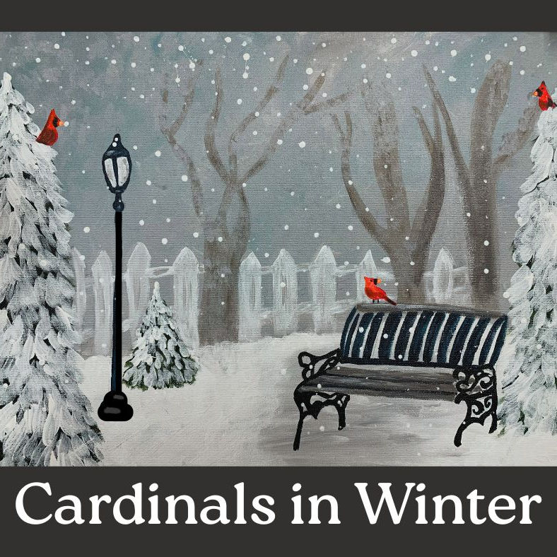 Cardinals in Winter