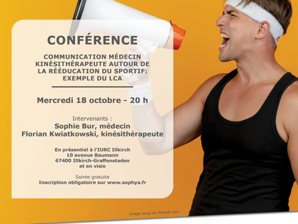 REPLAY CONFÉRENCE - Communication médecin kiné : autour du LCA