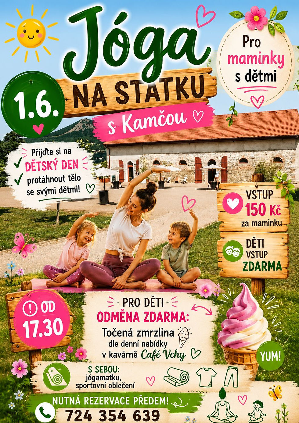 Jóga pro maminky s dětmi