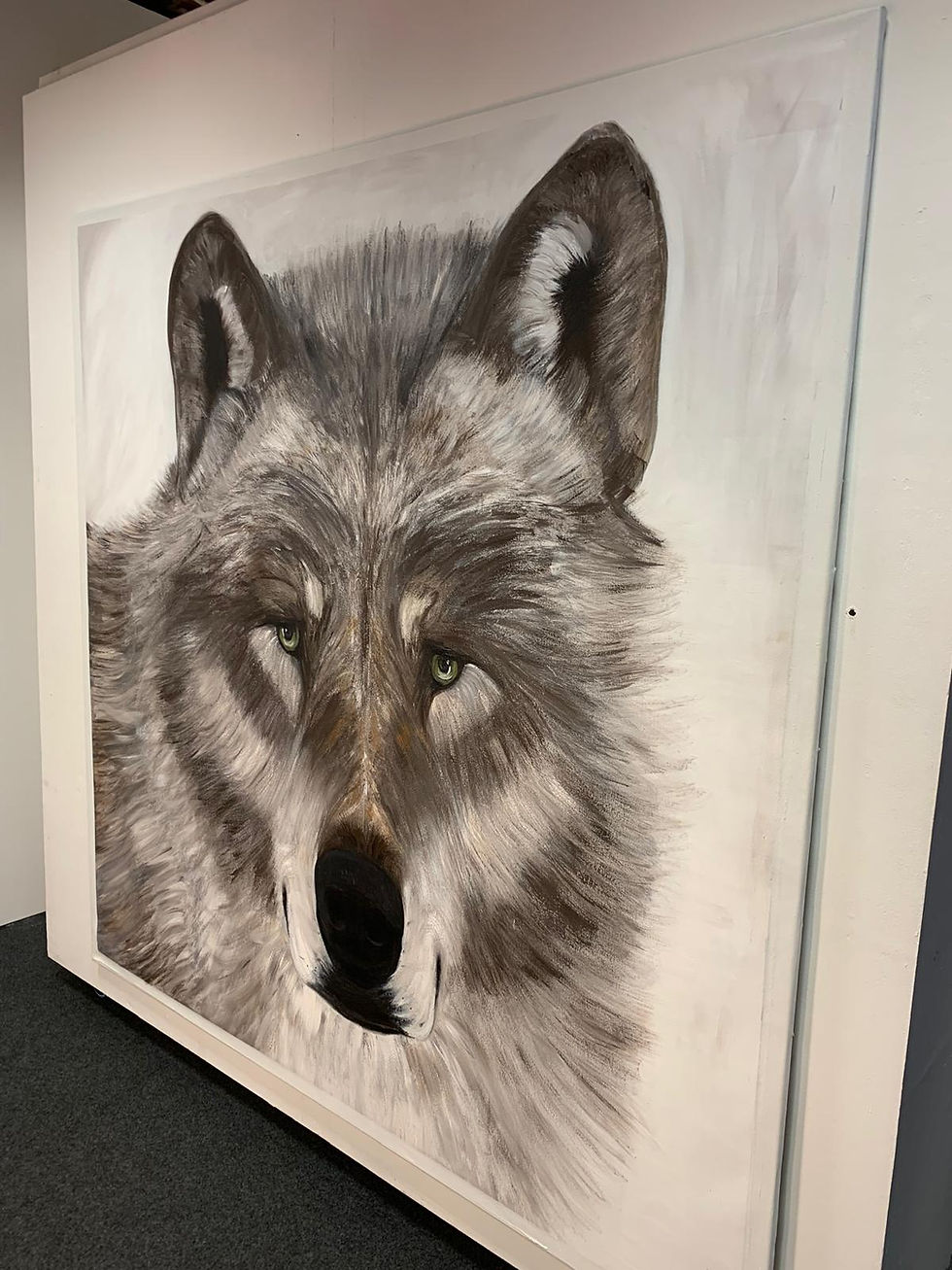 Thumbnail: Grey Wolf Portrait