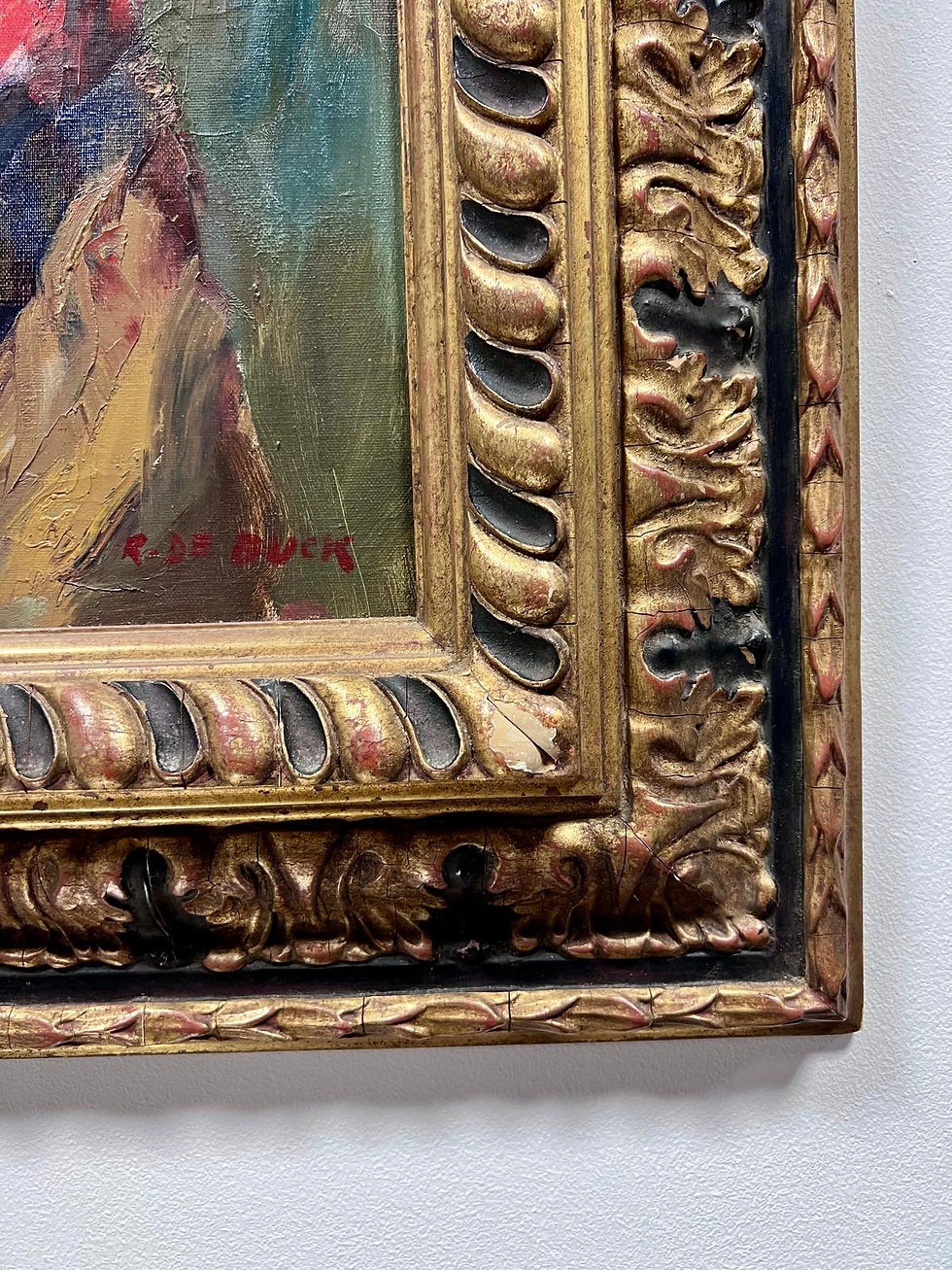 Thumbnail: Raphael De Buck - Courtesan in a Cabaret Interior, circa 1940-1960 - detail view 1