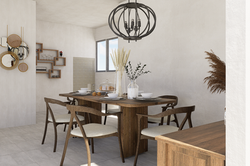 GROUMD DINING ROOM WITH WALL DECORATION
