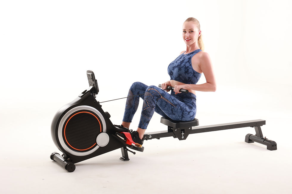 Thumbnail: Commercial Fitness Ski Rowing Machine Indoor Rower