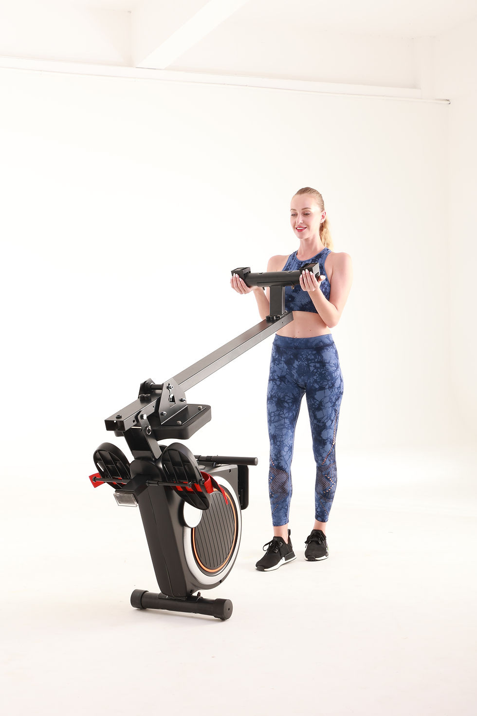 Thumbnail: Commercial Fitness Ski Rowing Machine Indoor Rower
