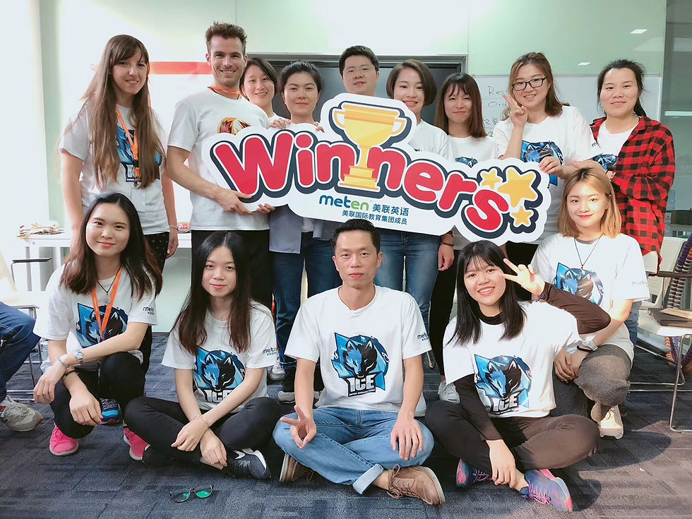 Chinese people in a classroom