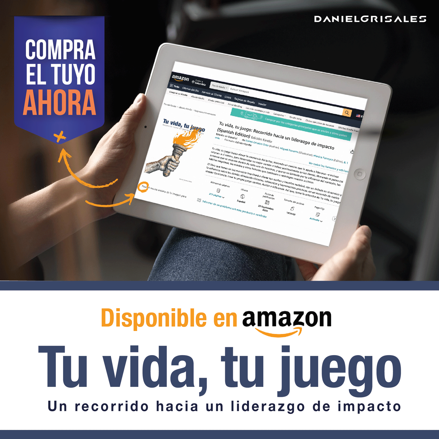 Tu vida tu juego - Daniel Grisales - Leading U Amazon 3.gif