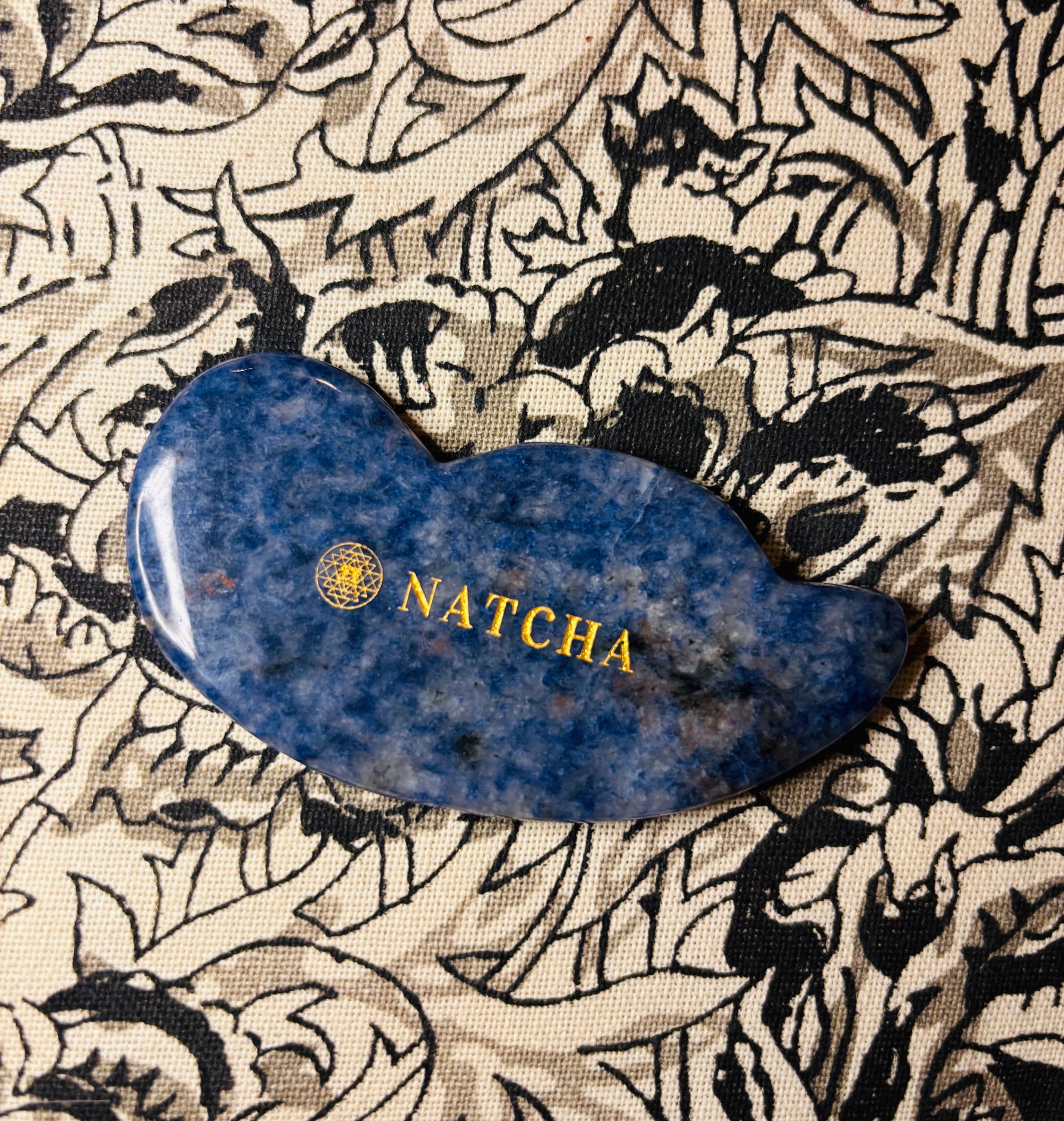 Guasha nuage en sodalite 