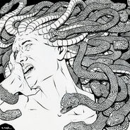 Medusa coloring page by Scott Christian Sava