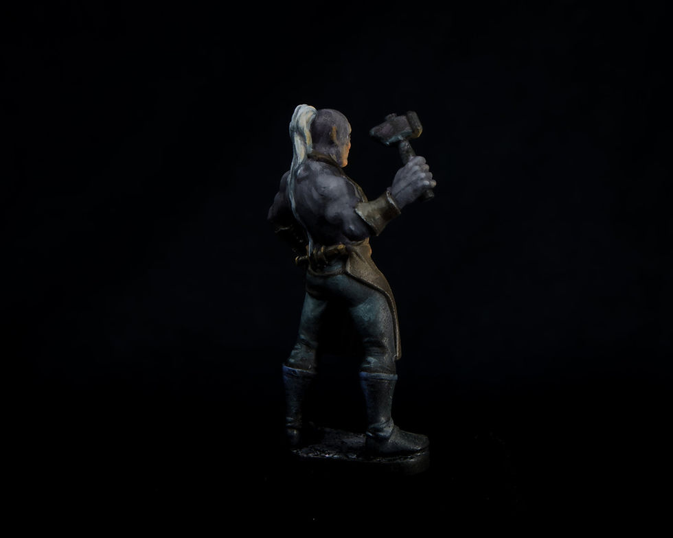 Thumbnail: Dark Elf Blacksmith