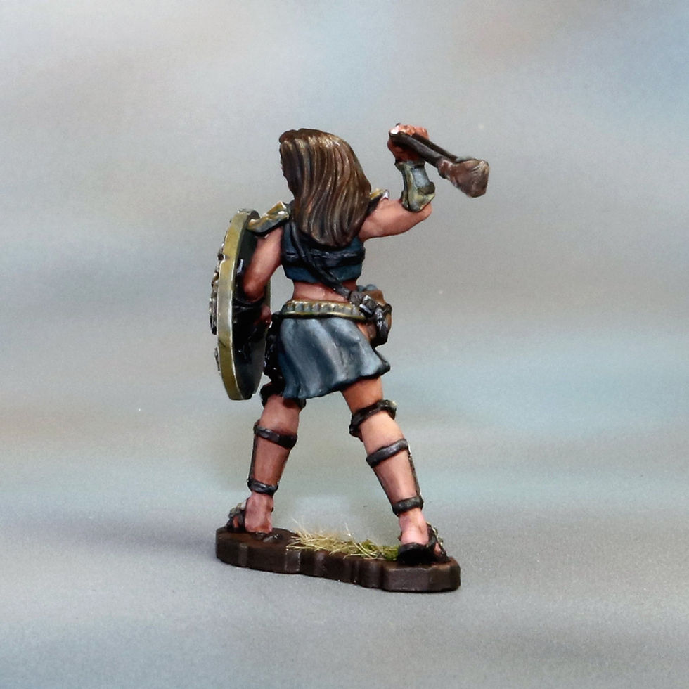 Thumbnail: Female Amazon Slinger (Metal)