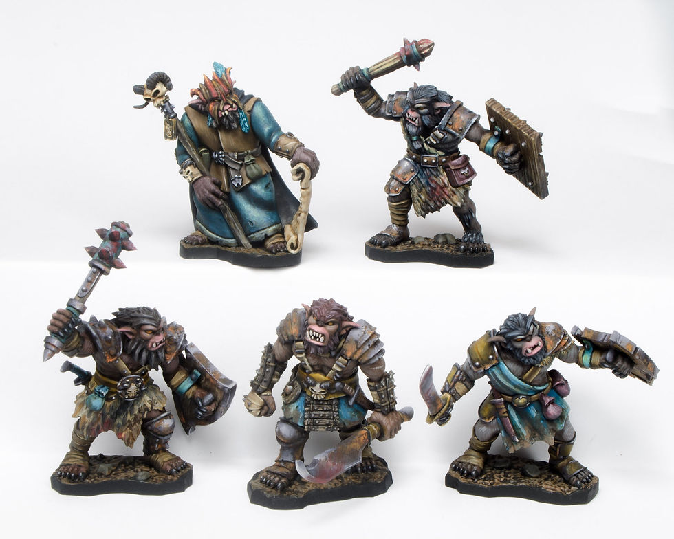 Bugbear Height Complete Set of 5 Bugbears | Tomb Guardians