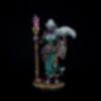 Thumbnail: Dark Elf Female Warrior w/ Polearm