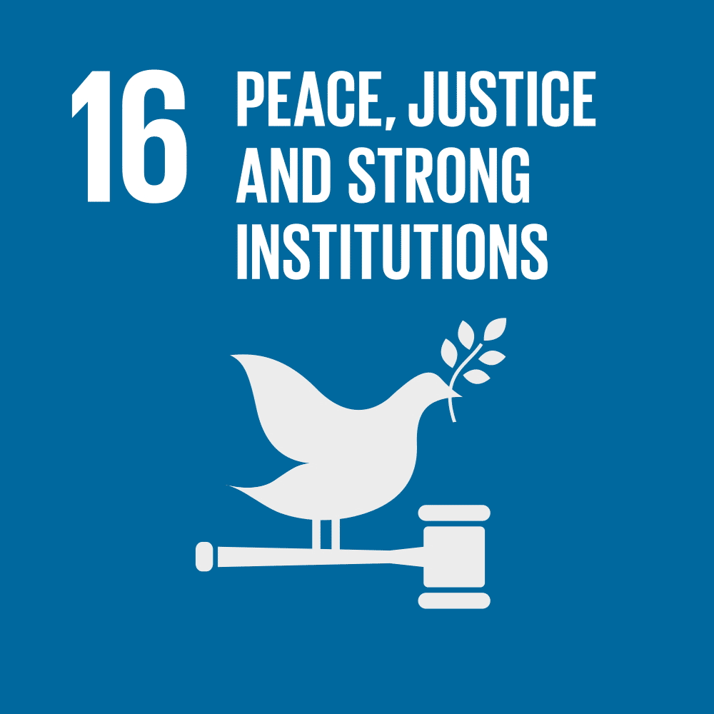 SDG 16 – Peace, Justice, and Strong Institutions