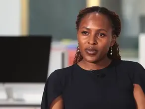 Video of young woman speaking about her career.