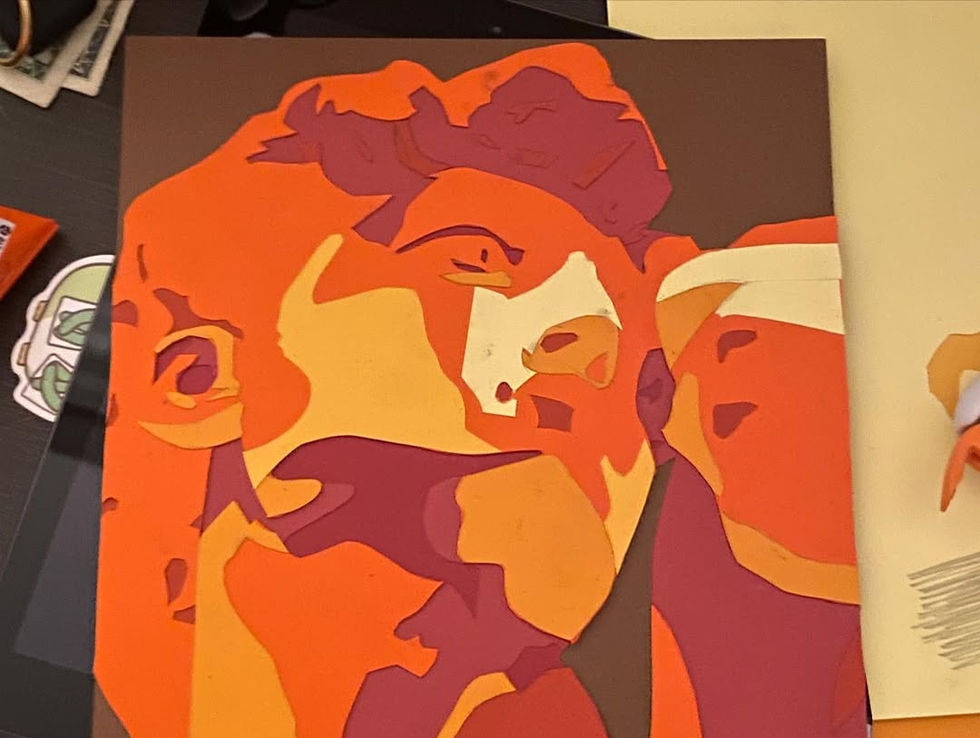 Warm Portrait Process Photo