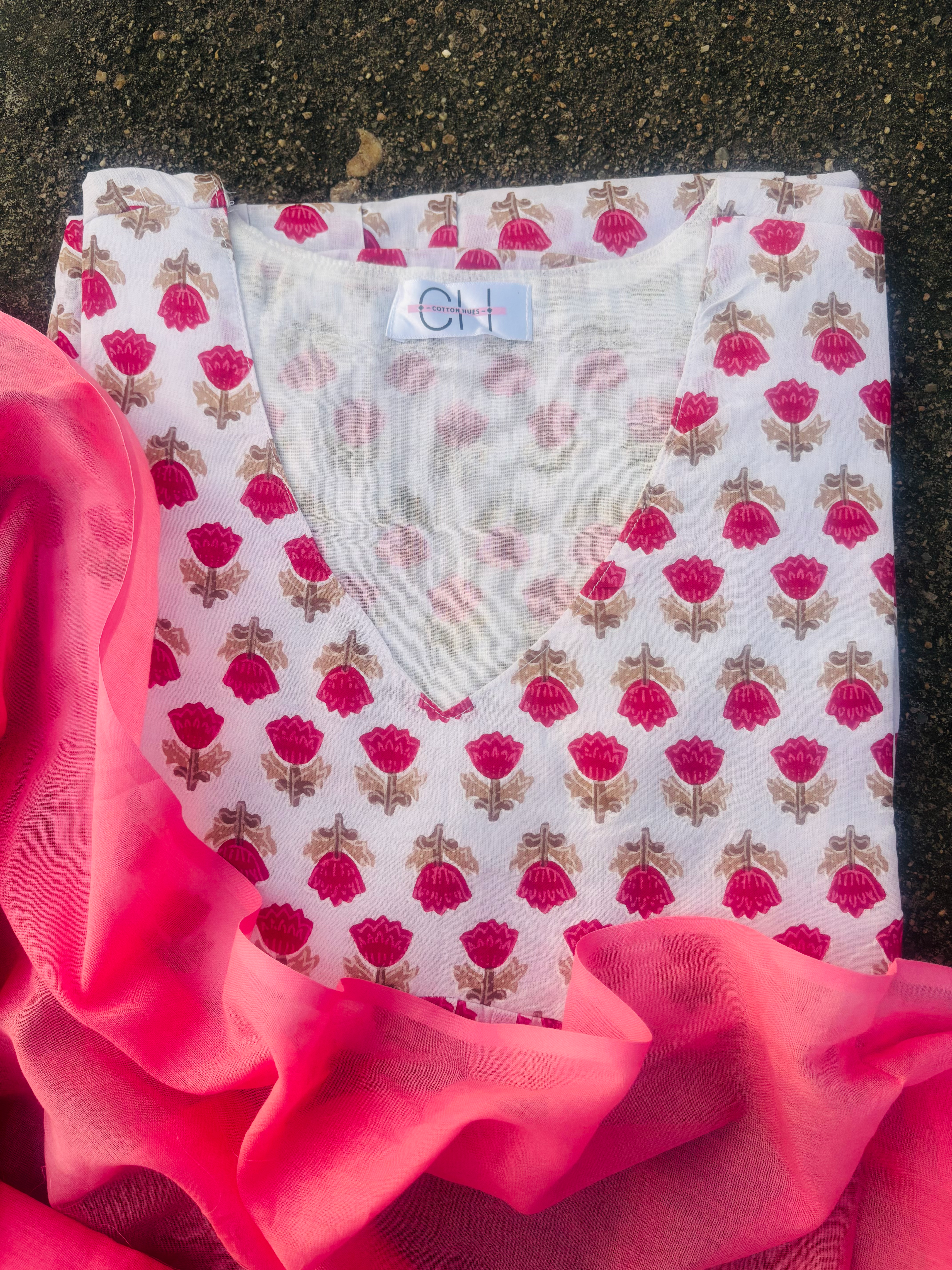 Saadgi Rojana - white Rose set