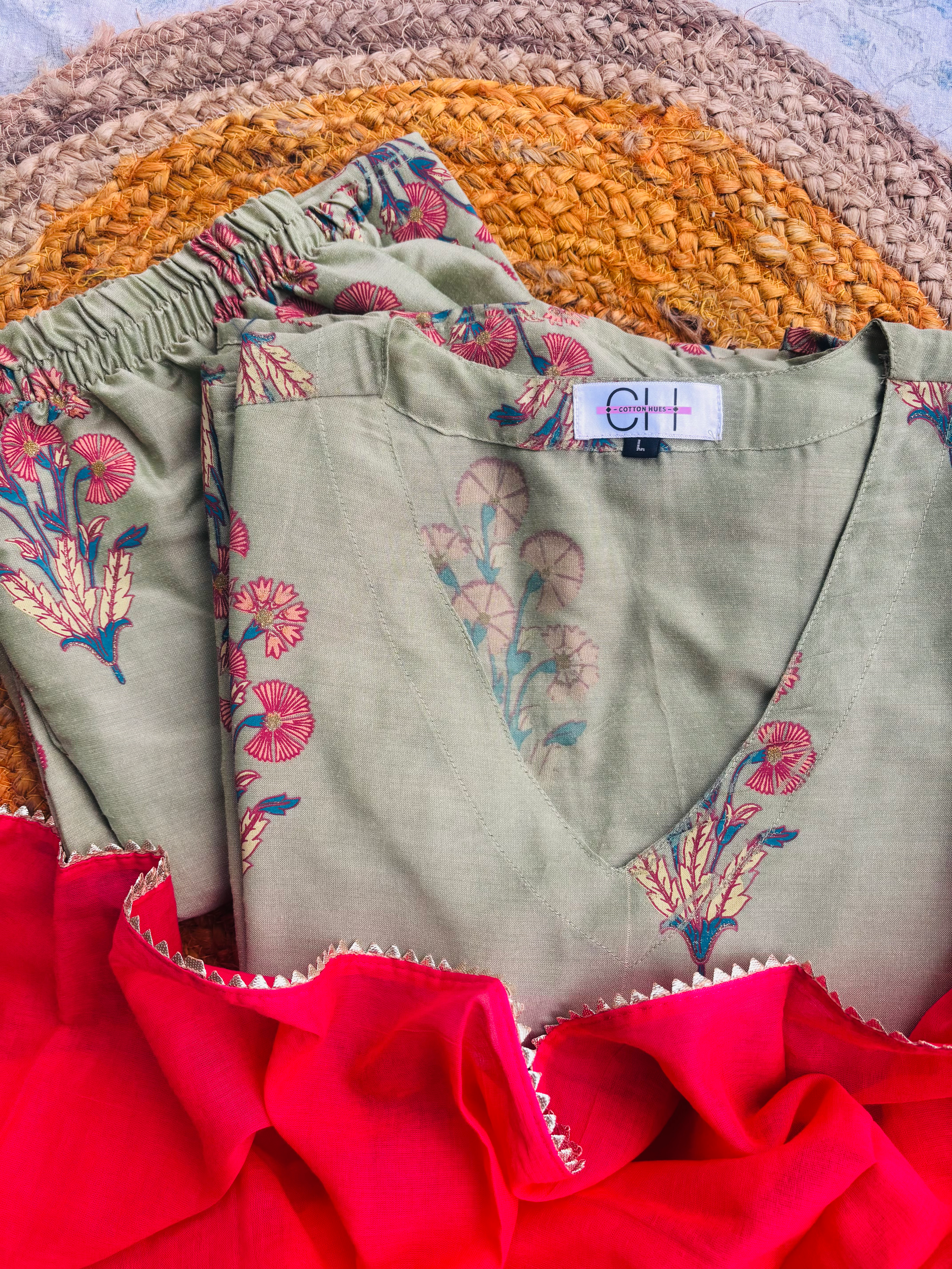 Saadgi Rojana -Light Pista butta set