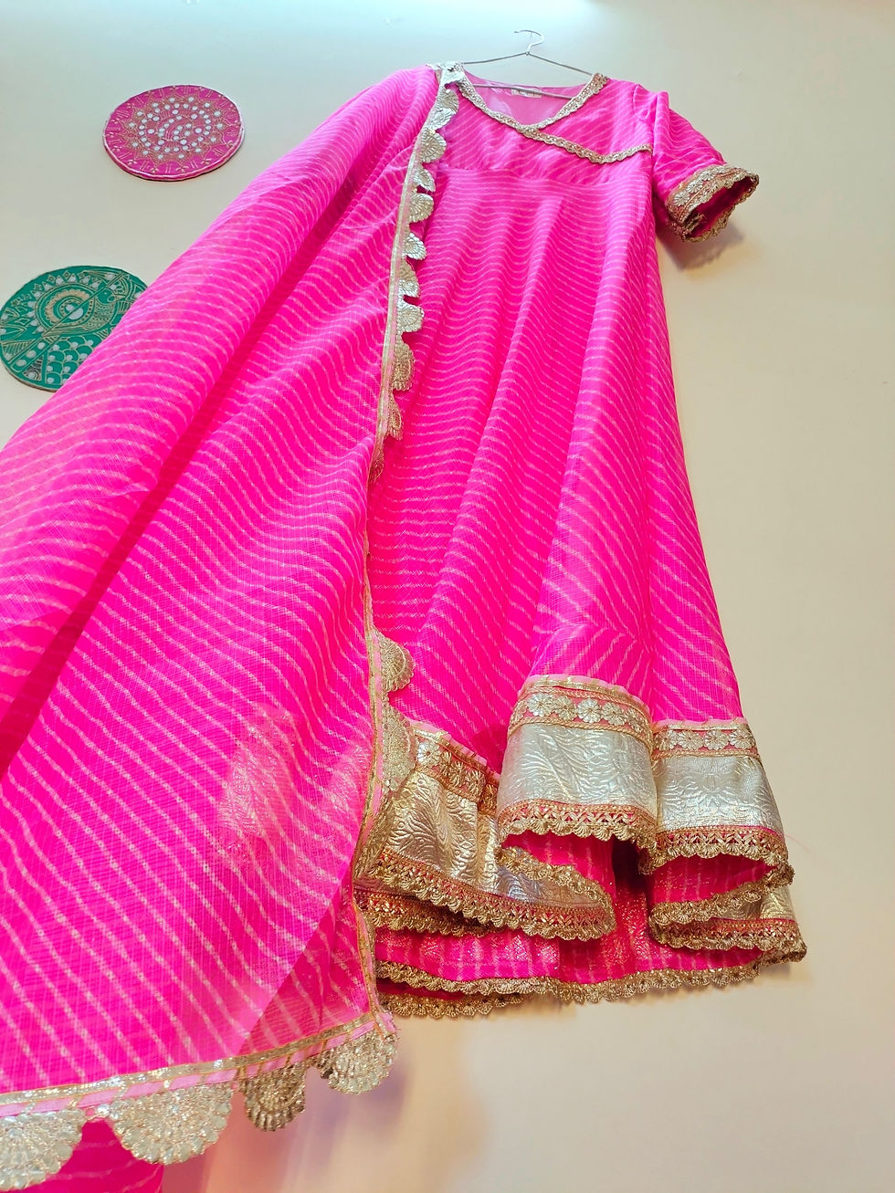Thumbnail: Vaar Tyohaar - Maharani Suit Set (Pink))