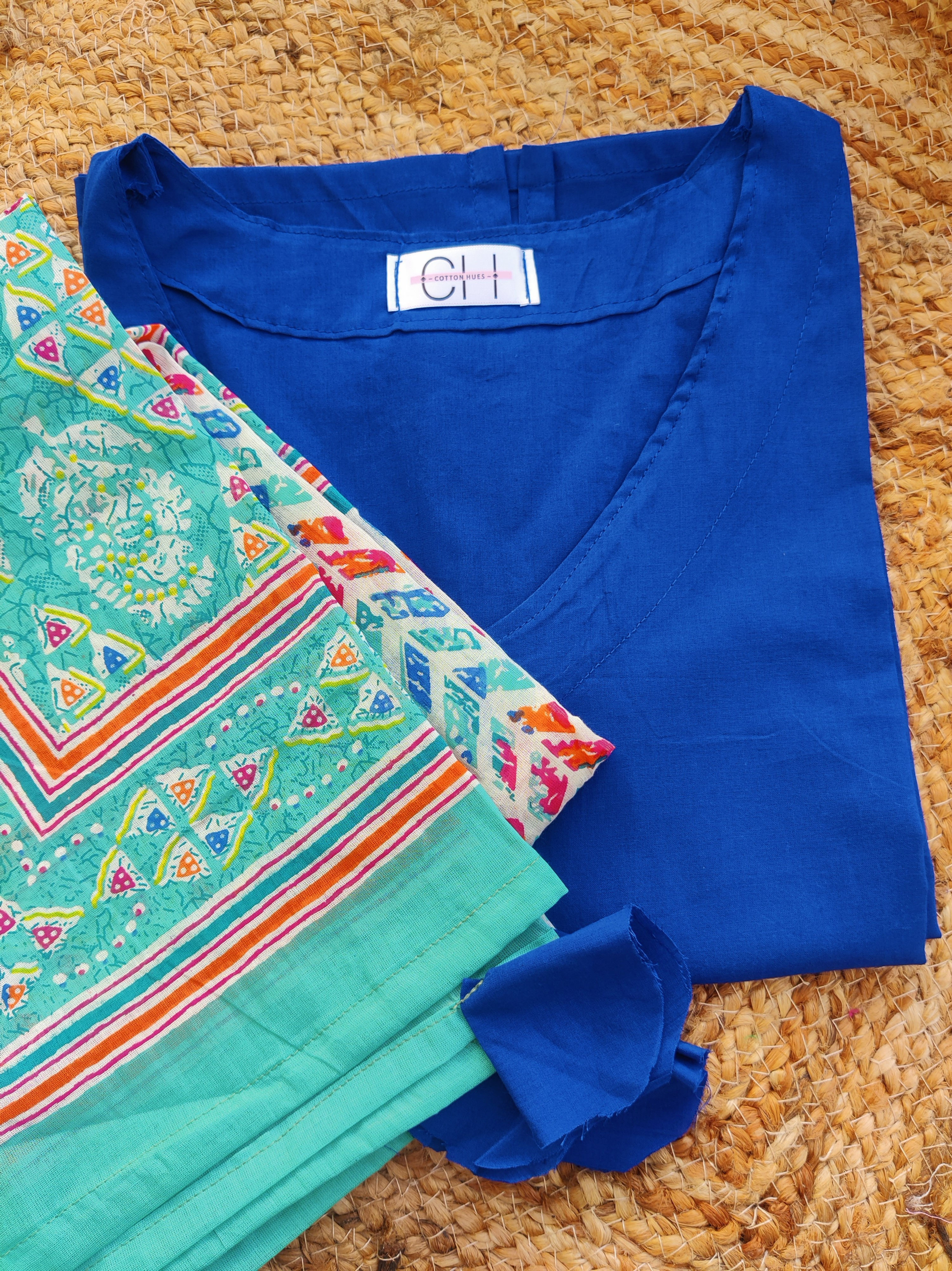 Saadgi - Blue Suit Set