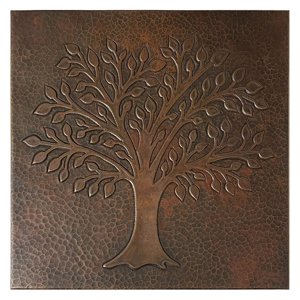 Copper Tile (TL220) Tree of Life Design