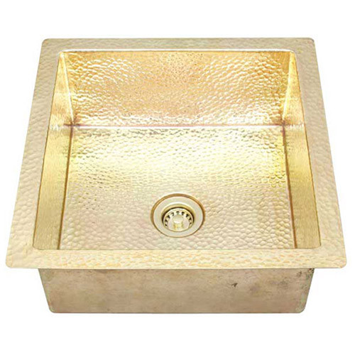 Bar Sink Square Brass Bar Kitchen Prep Sink by Hammermarc