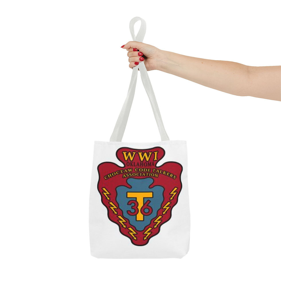 Thumbnail: WWI Choctaw Code Talkers Association Tote Bag –  History Commemorative Tote