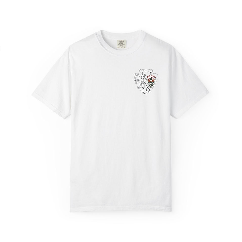 Thumbnail: Red Clay Roots tree logo T-Shirt | Choctaw Code Talkers honoring their legacy