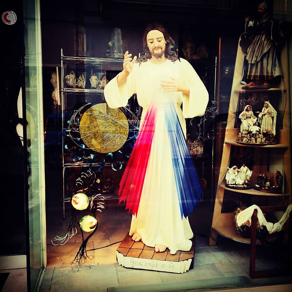Miniatura: Cuore di Gesù della Divina Misericordia 200 cm