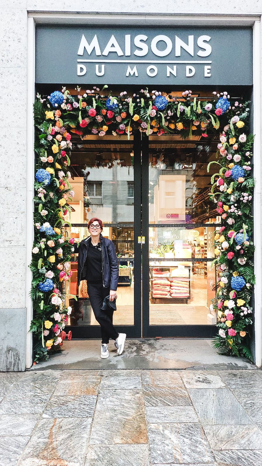 Flower Design Showroom Maisons du Monde Milano per evento stampa