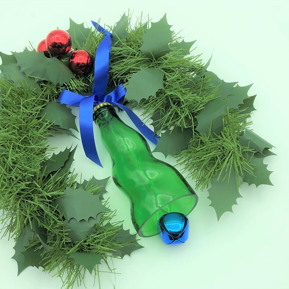 Glass Bottle Christmas Bell Workshop - 14th Dec - 2pm-4:30pm