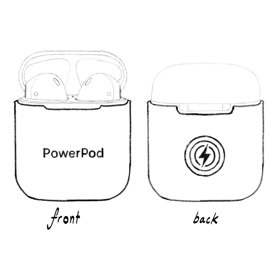 das powerpod case besteht aus hochwertigem silikon, das sich dem airpods-gehäuse anpasst. dabei gibt es zwei simple gründe für die verwendung von silikon: zum ersten ist es ein haltbares material, welches sich leicht formen anpasst. zweitens ist silikon hitzebeständig und fungiert als idealer isolator zwischen der kabellosen ladespule und dem airpods case.