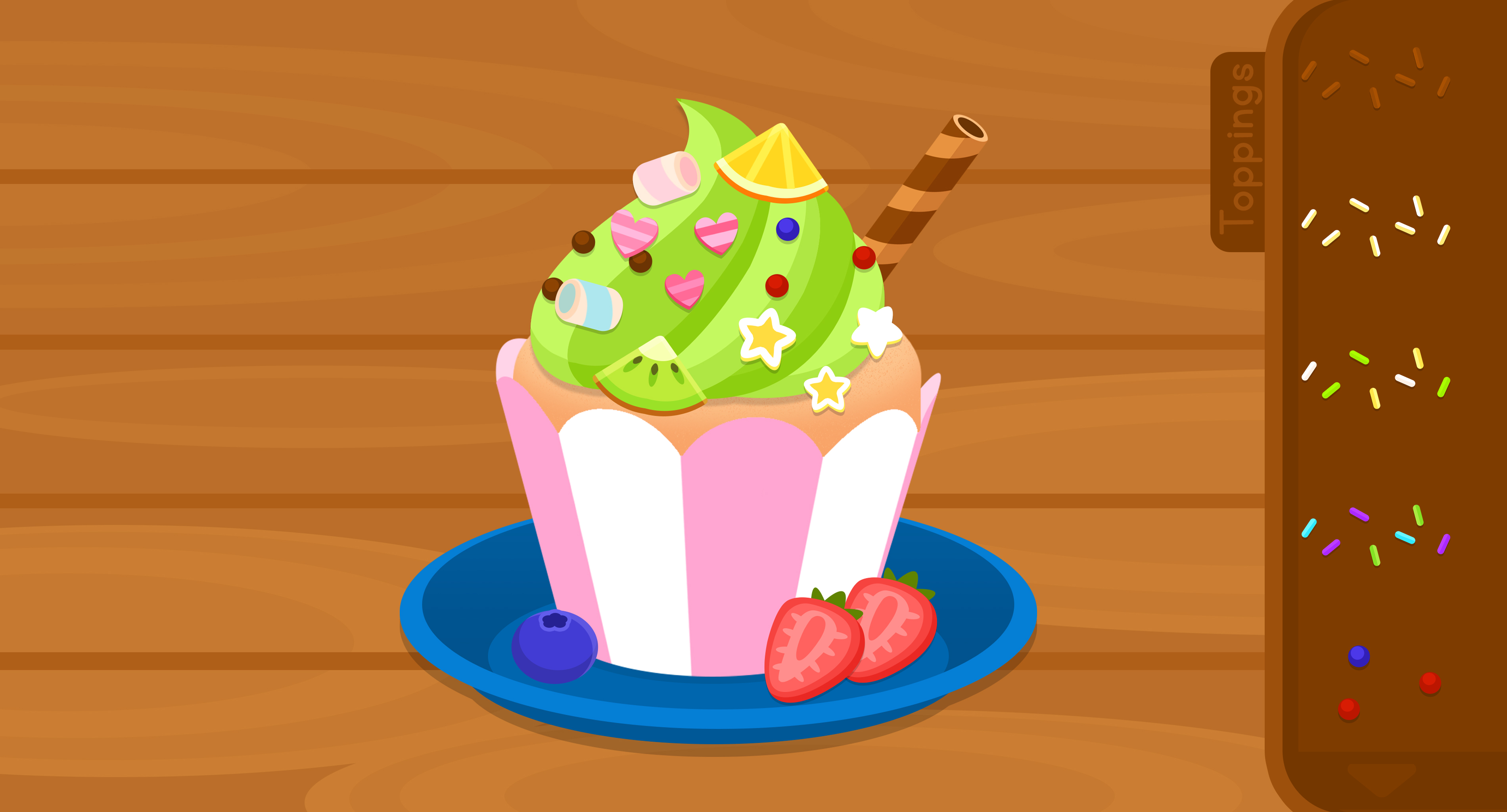 Kinderland cupcake game