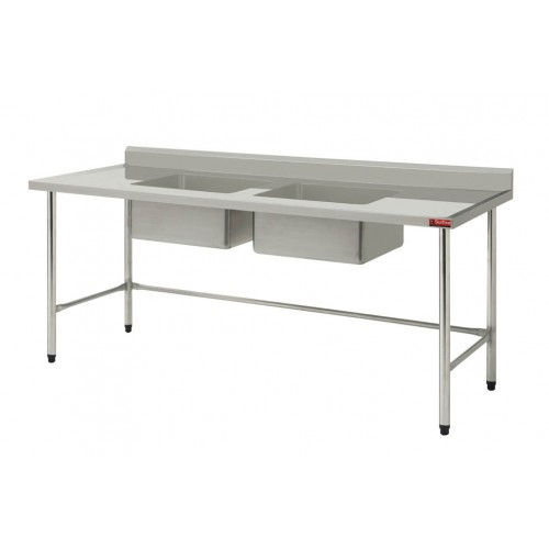 Thumbnail: Pias  de aço inox para cozinha industrial