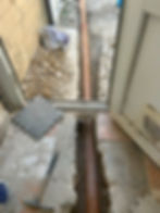 New pipework installed.