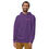 Thumbnail: Man smiling in purple "SchwendiSharpens" hoodie