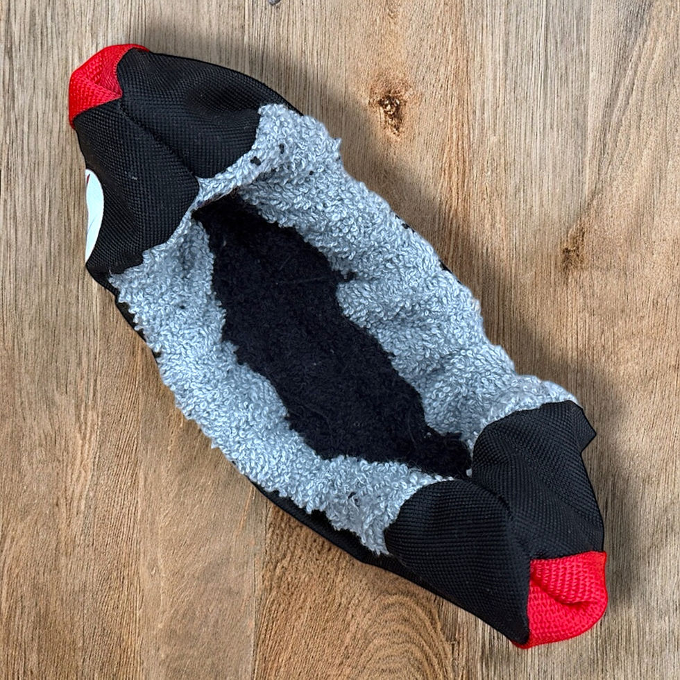 Soft guard top view in black