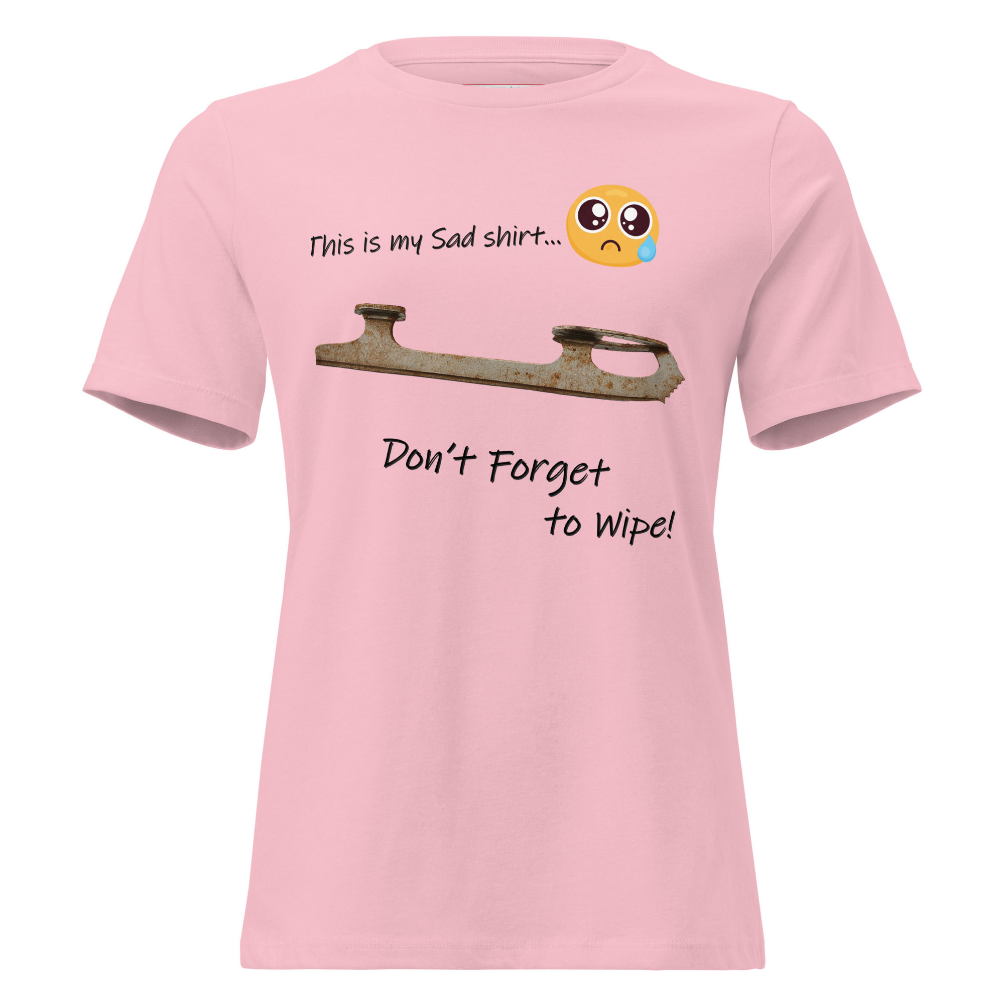 "My Sad Shirt" t-shirt in pink