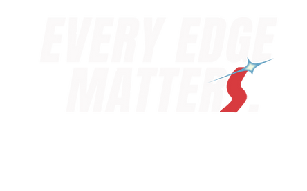 Every Edge Matters text with a sharpened edge for the icebound