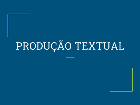 Produção Textual 