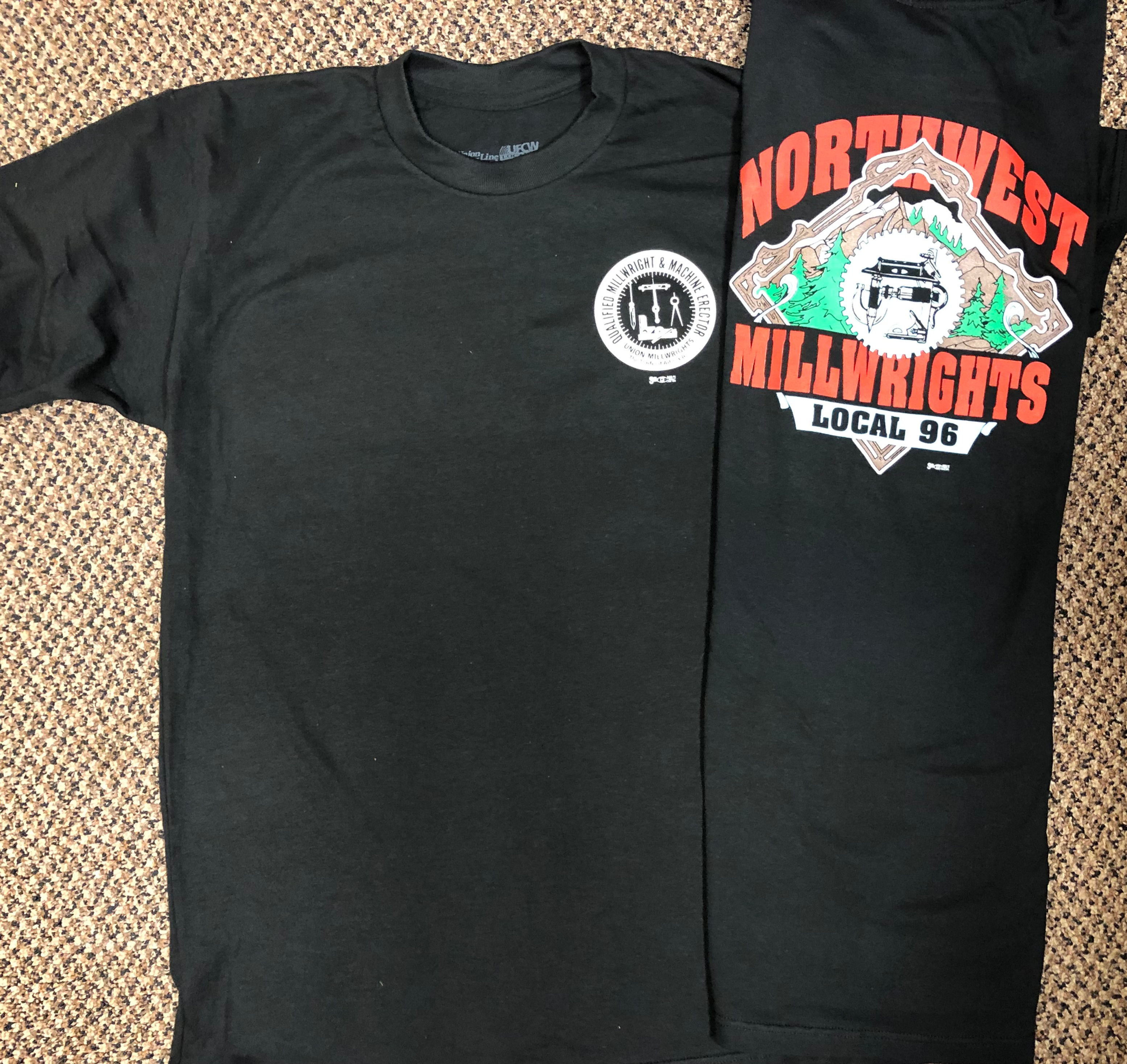 Black & Red Short Sleeve Shirt