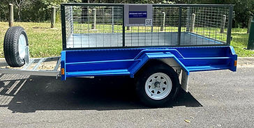 8×5 caged tipper trailer at Woolloongabba