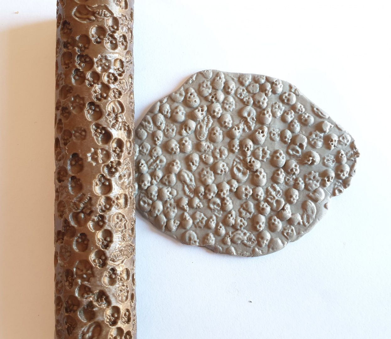 Textured base rollers - Bones